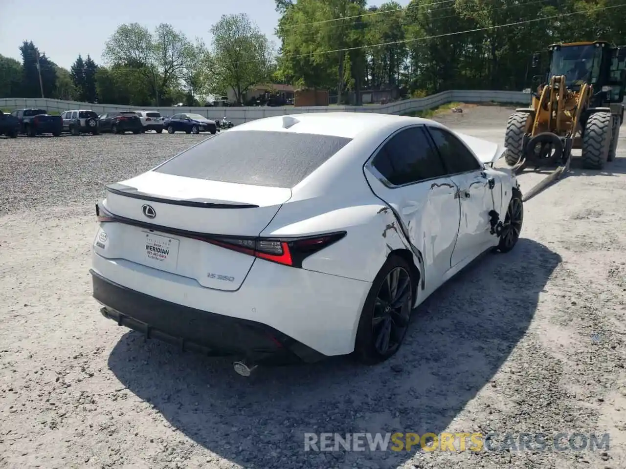 4 Photograph of a damaged car JTHGZ1B22M5047904 LEXUS IS 2021