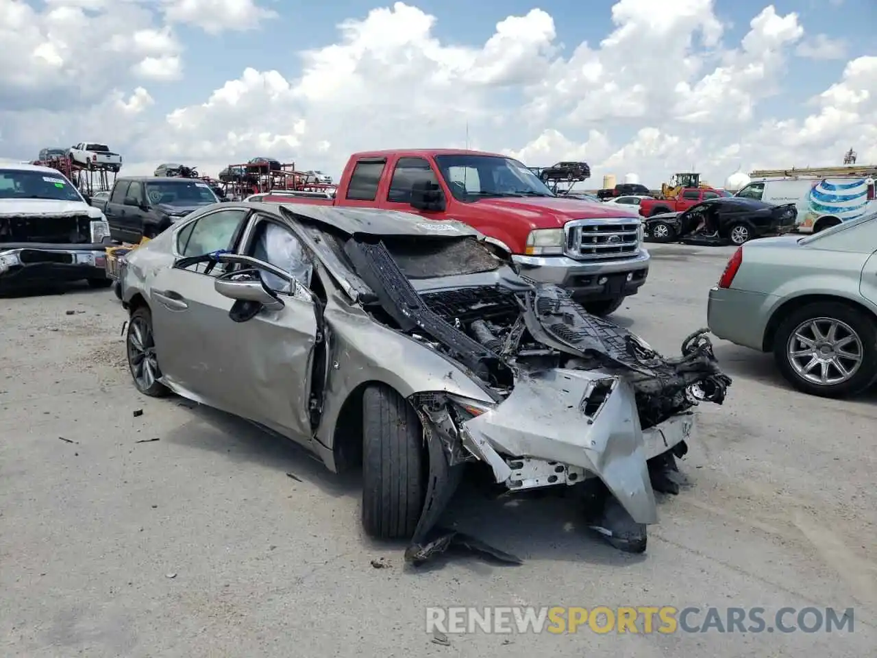 1 Photograph of a damaged car JTHGZ1B23M5038323 LEXUS IS 2021