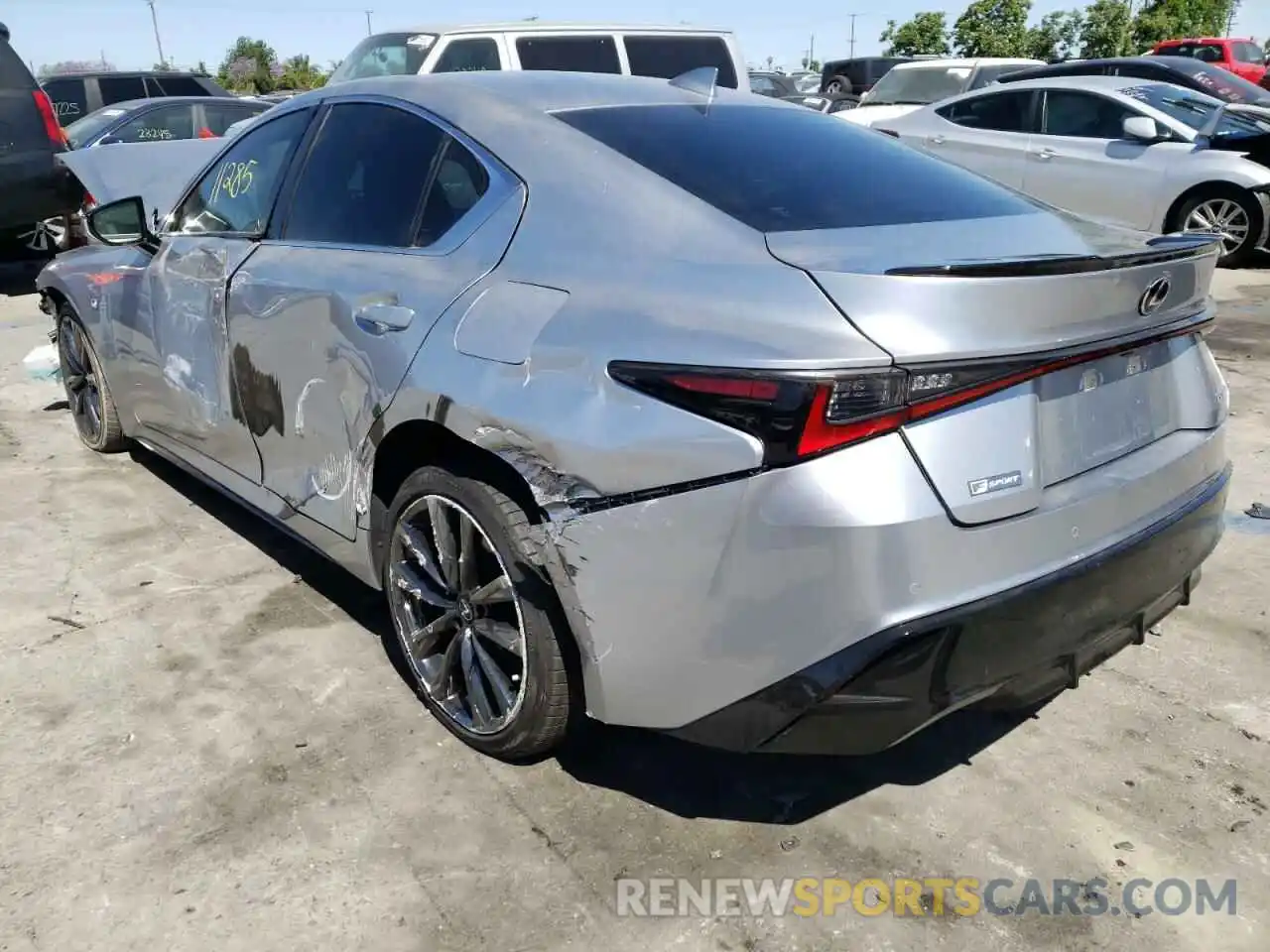 3 Photograph of a damaged car JTHGZ1B23M5042114 LEXUS IS 2021