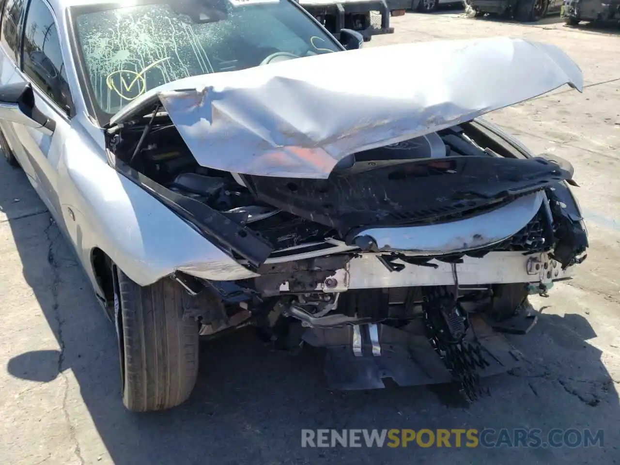 9 Photograph of a damaged car JTHGZ1B23M5042114 LEXUS IS 2021