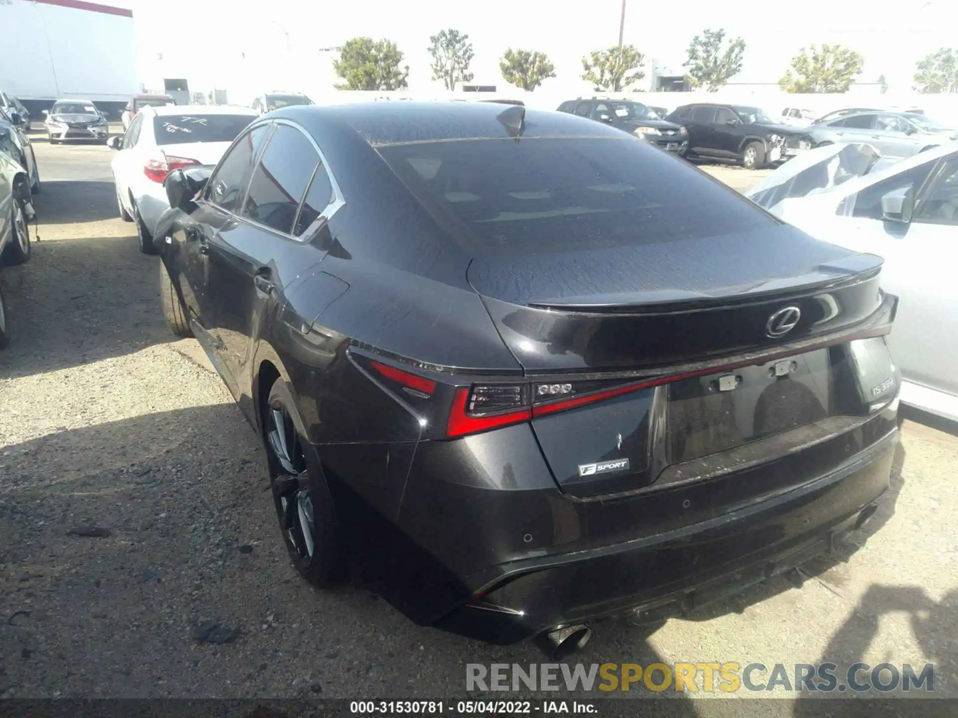 2 Photograph of a damaged car JTHGZ1B23M5042257 LEXUS IS 2021