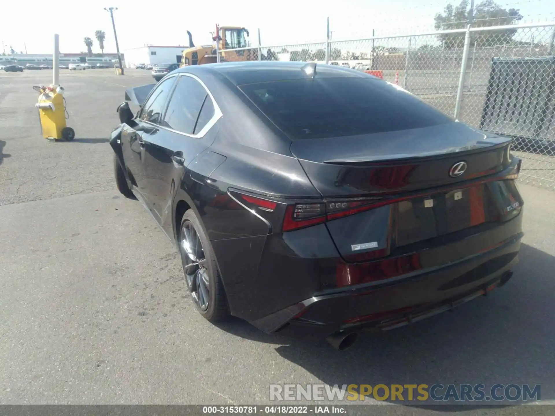 3 Photograph of a damaged car JTHGZ1B23M5042257 LEXUS IS 2021