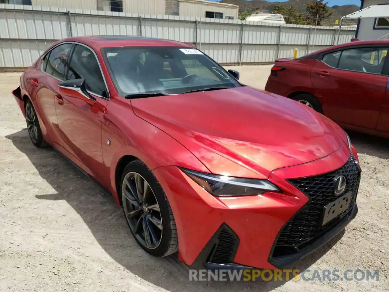 1 Photograph of a damaged car JTHGZ1B23M5042419 LEXUS IS 2021