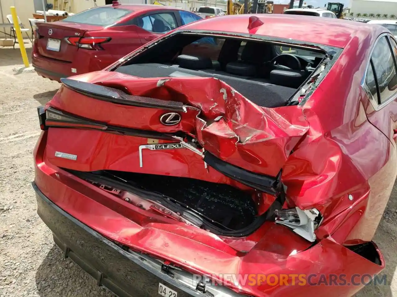 9 Photograph of a damaged car JTHGZ1B23M5042419 LEXUS IS 2021