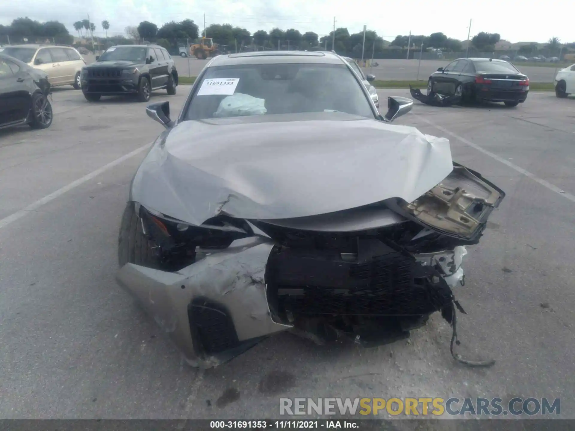 6 Photograph of a damaged car JTHGZ1B23M5044848 LEXUS IS 2021