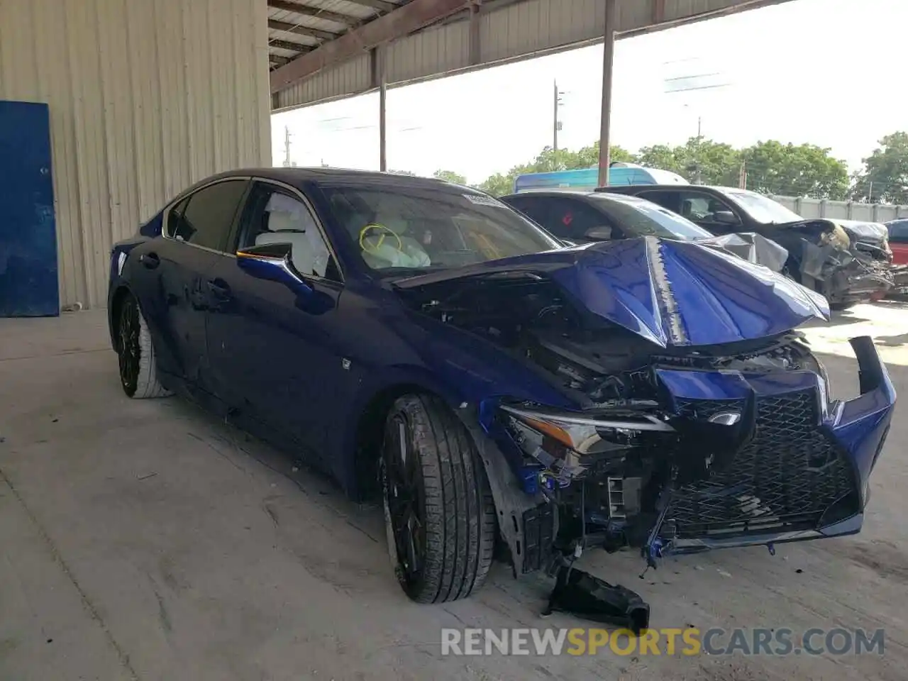 1 Photograph of a damaged car JTHGZ1B23M5046941 LEXUS IS 2021