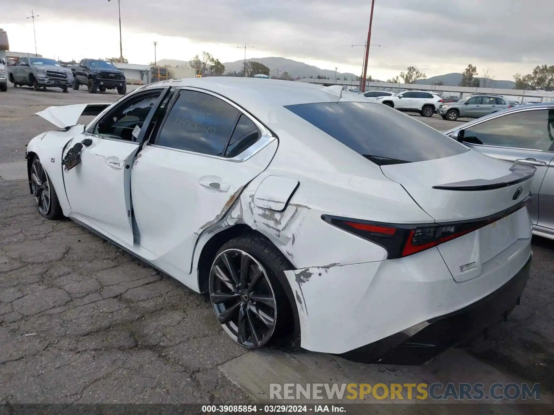 3 Photograph of a damaged car JTHGZ1B23M5048222 LEXUS IS 2021