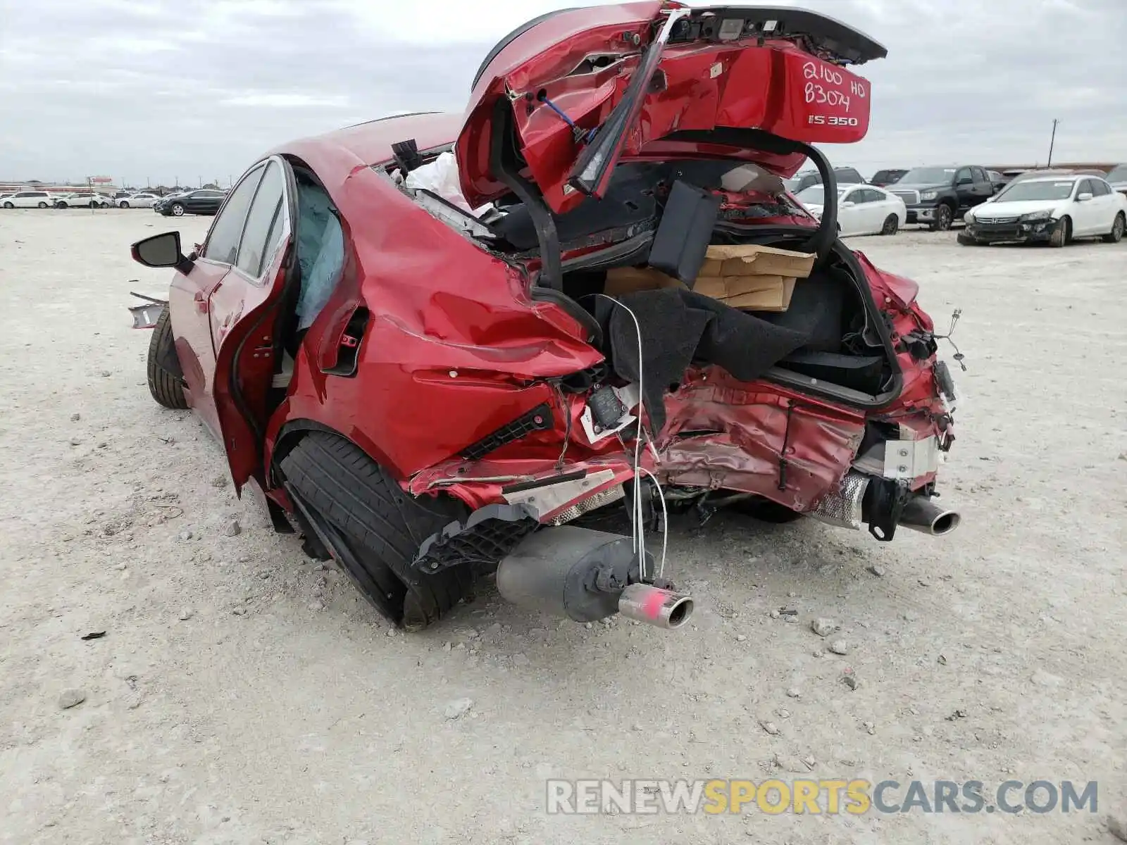 3 Photograph of a damaged car JTHGZ1B24M5037780 LEXUS IS 2021