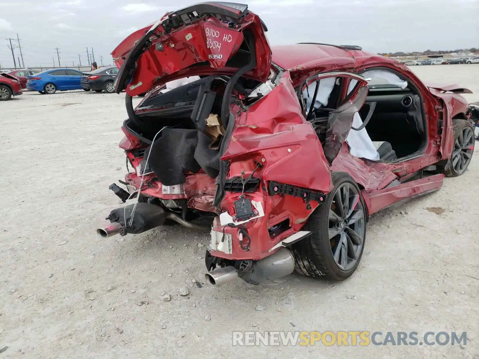 4 Photograph of a damaged car JTHGZ1B24M5037780 LEXUS IS 2021