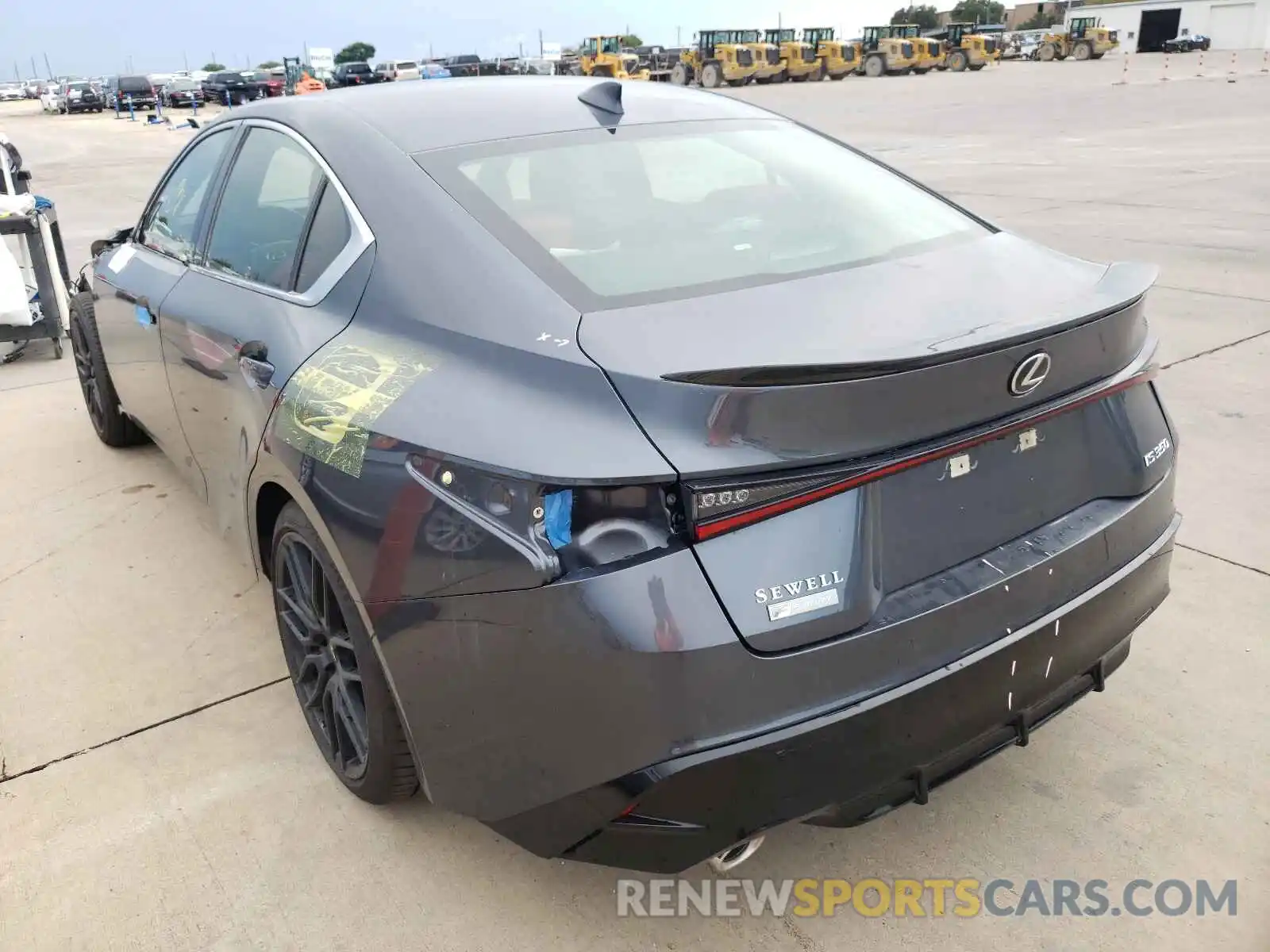 3 Photograph of a damaged car JTHGZ1B24M5039772 LEXUS IS 2021