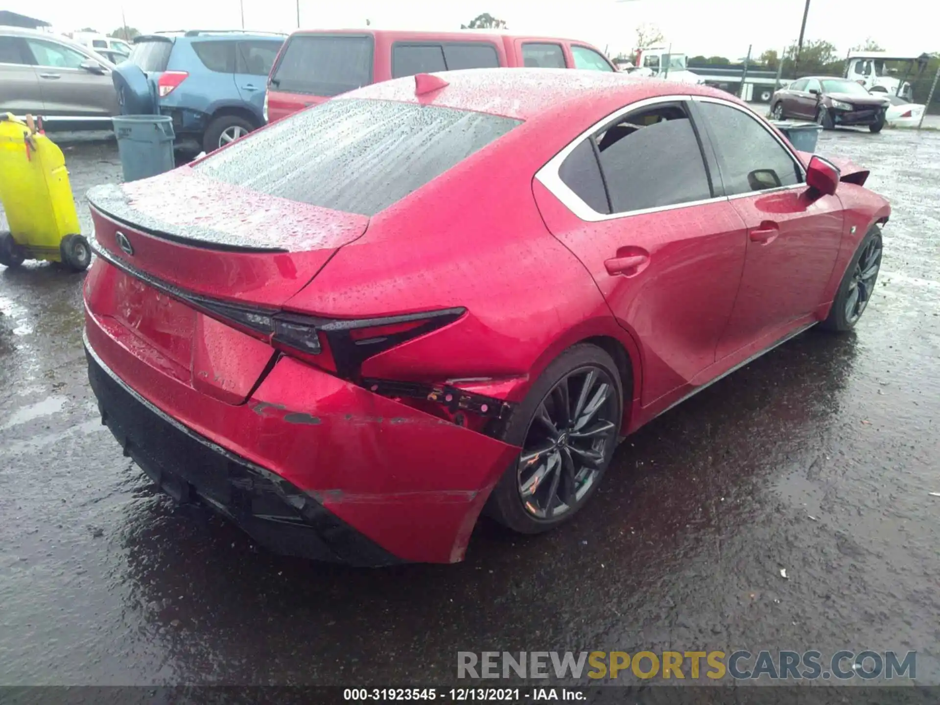 4 Photograph of a damaged car JTHGZ1B24M5040789 LEXUS IS 2021