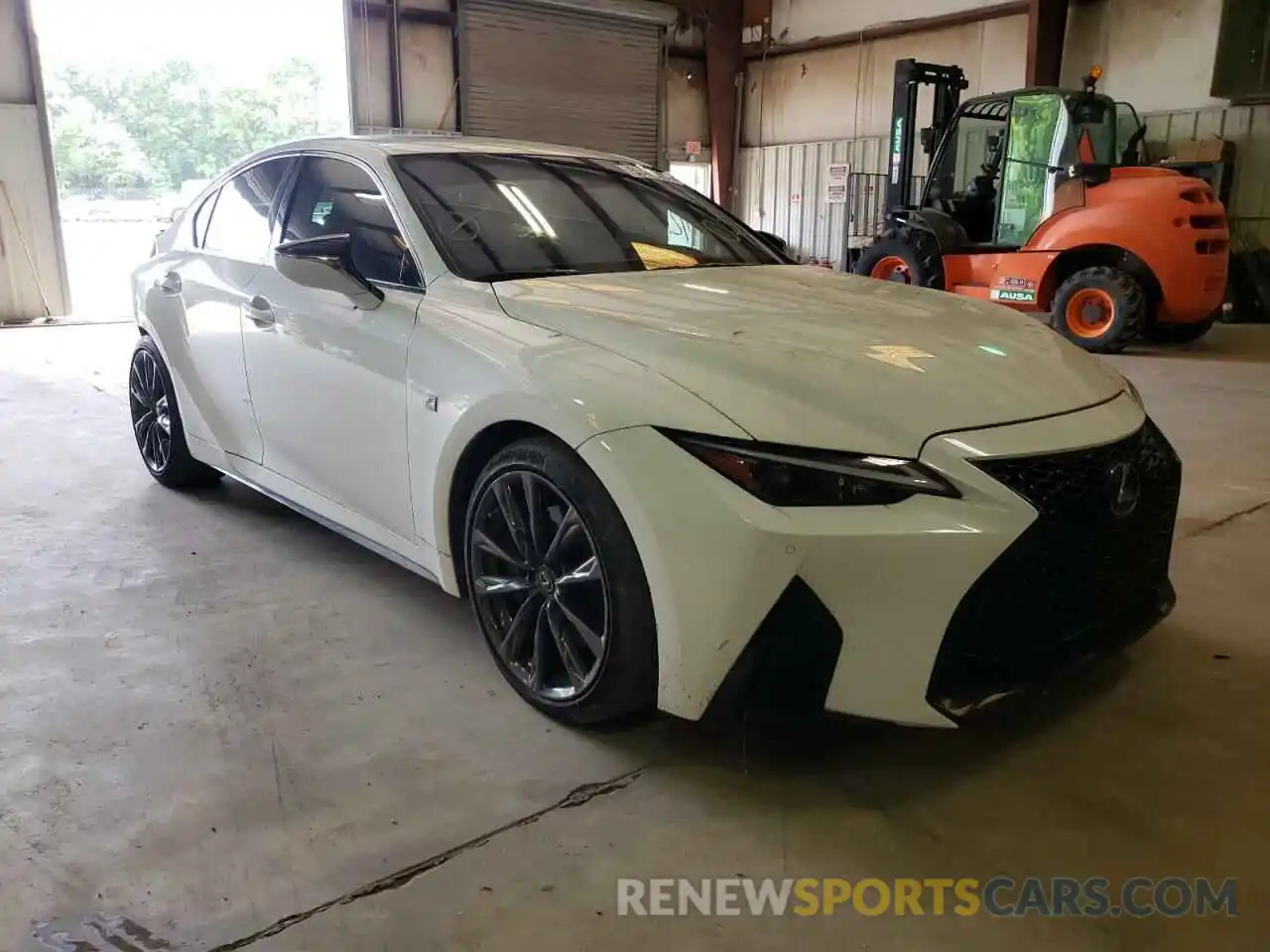 1 Photograph of a damaged car JTHGZ1B24M5041490 LEXUS IS 2021