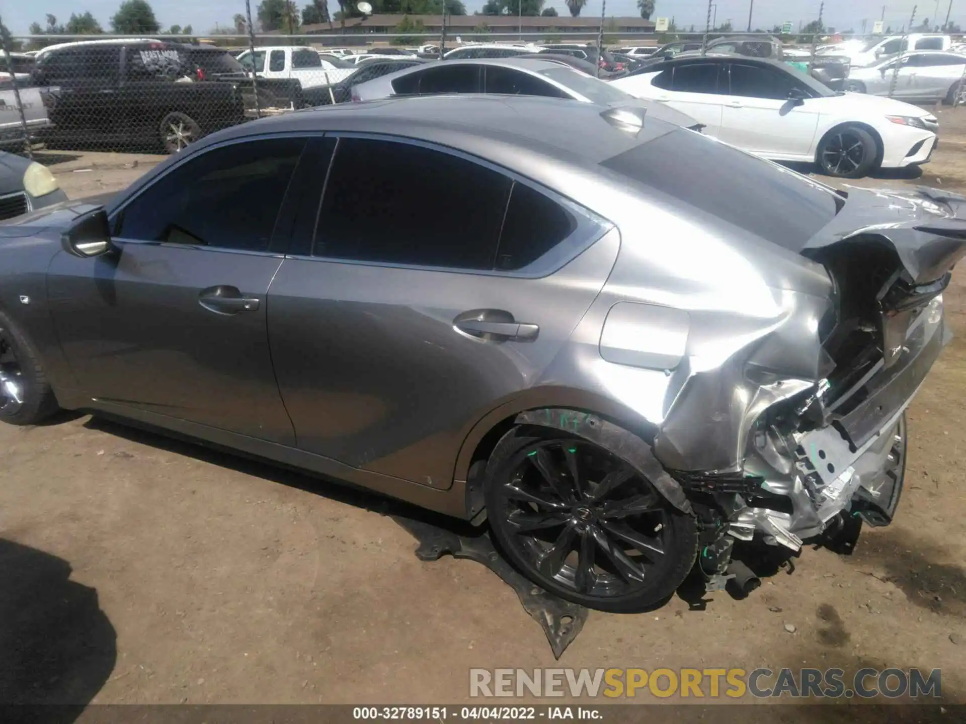 3 Photograph of a damaged car JTHGZ1B24M5046320 LEXUS IS 2021