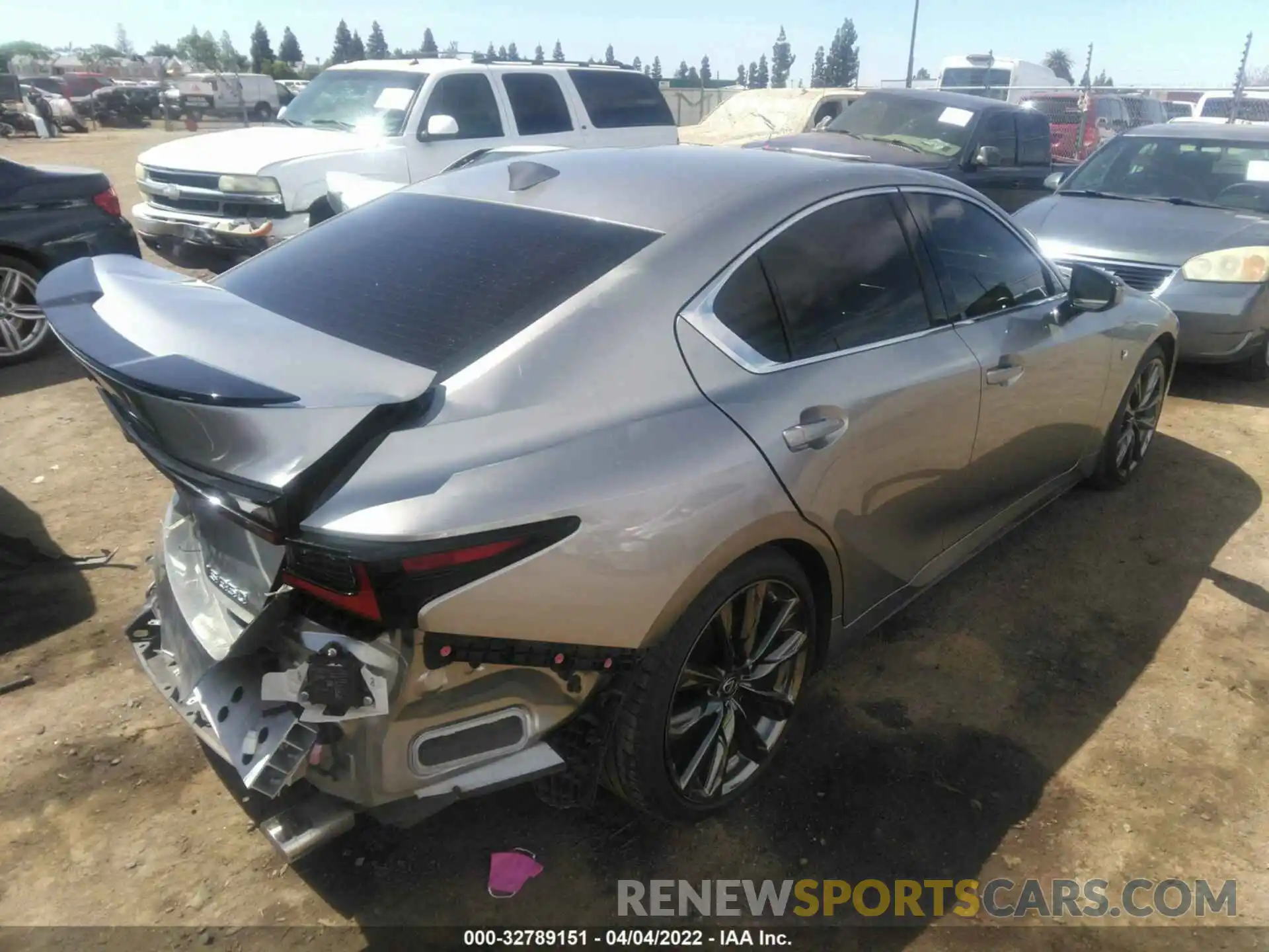 4 Photograph of a damaged car JTHGZ1B24M5046320 LEXUS IS 2021