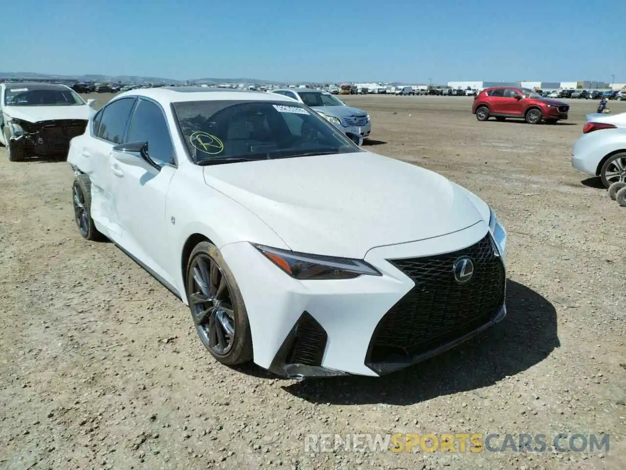 1 Photograph of a damaged car JTHGZ1B25M5039747 LEXUS IS 2021