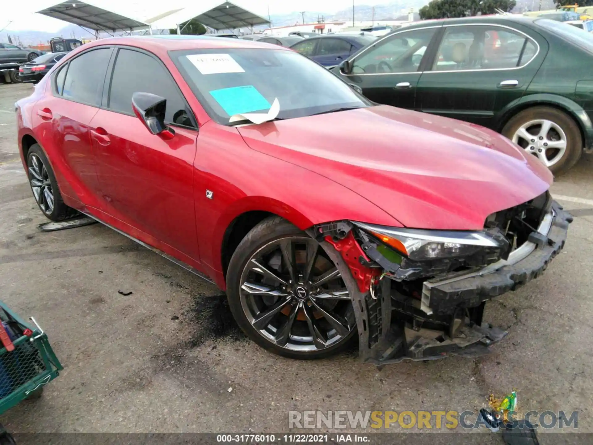 1 Photograph of a damaged car JTHGZ1B25M5039778 LEXUS IS 2021