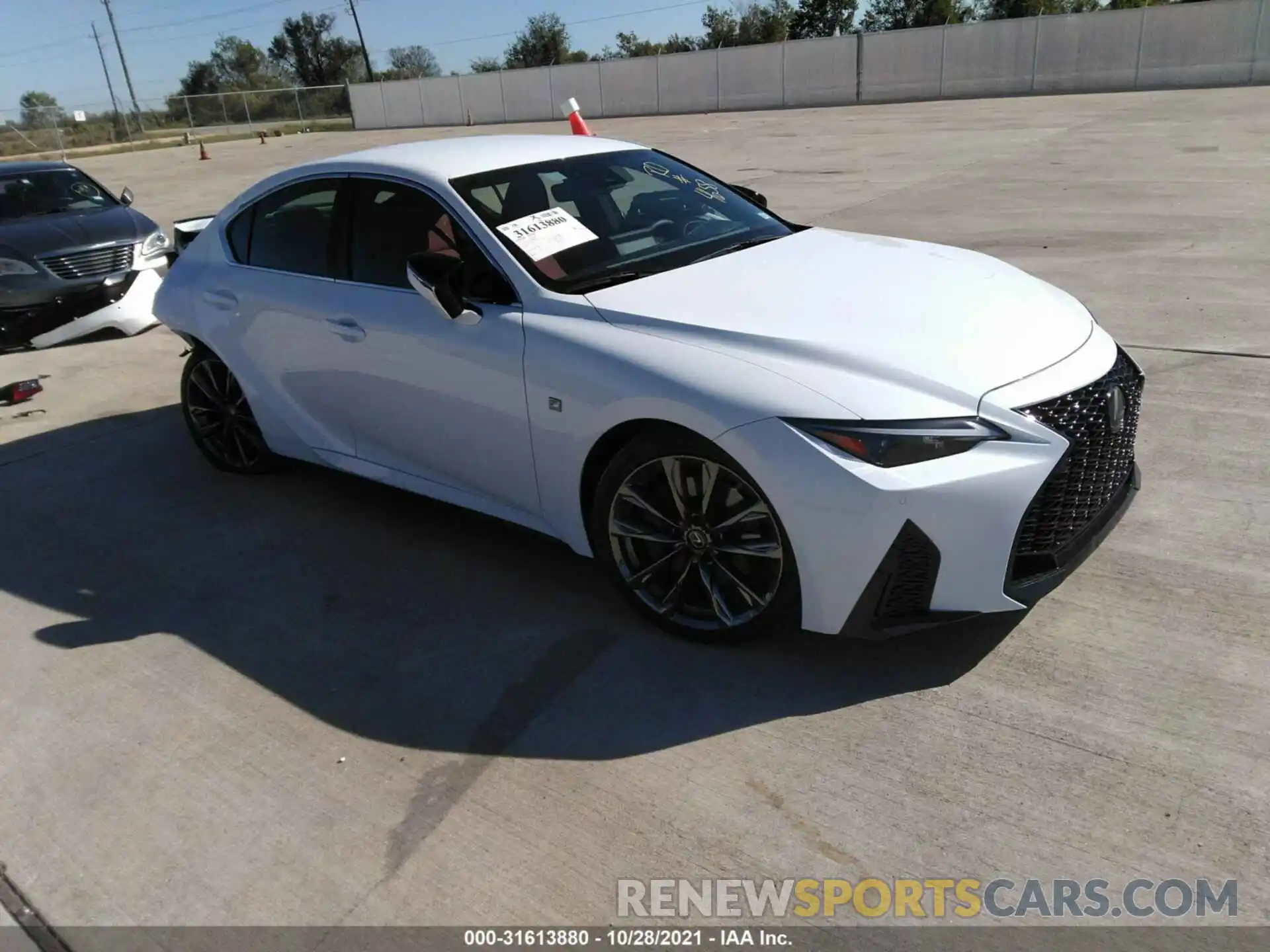 1 Photograph of a damaged car JTHGZ1B25M5039960 LEXUS IS 2021