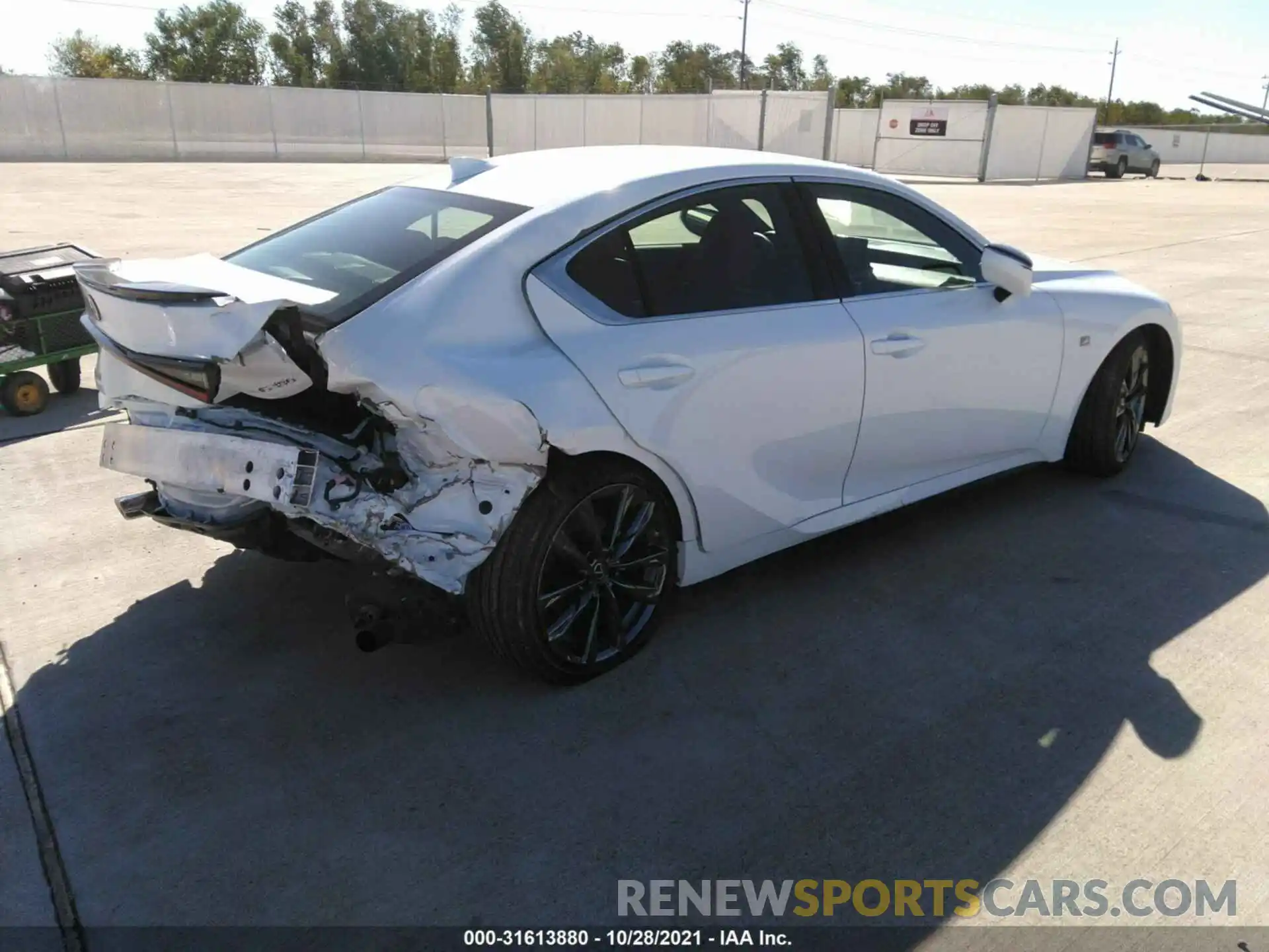 4 Photograph of a damaged car JTHGZ1B25M5039960 LEXUS IS 2021