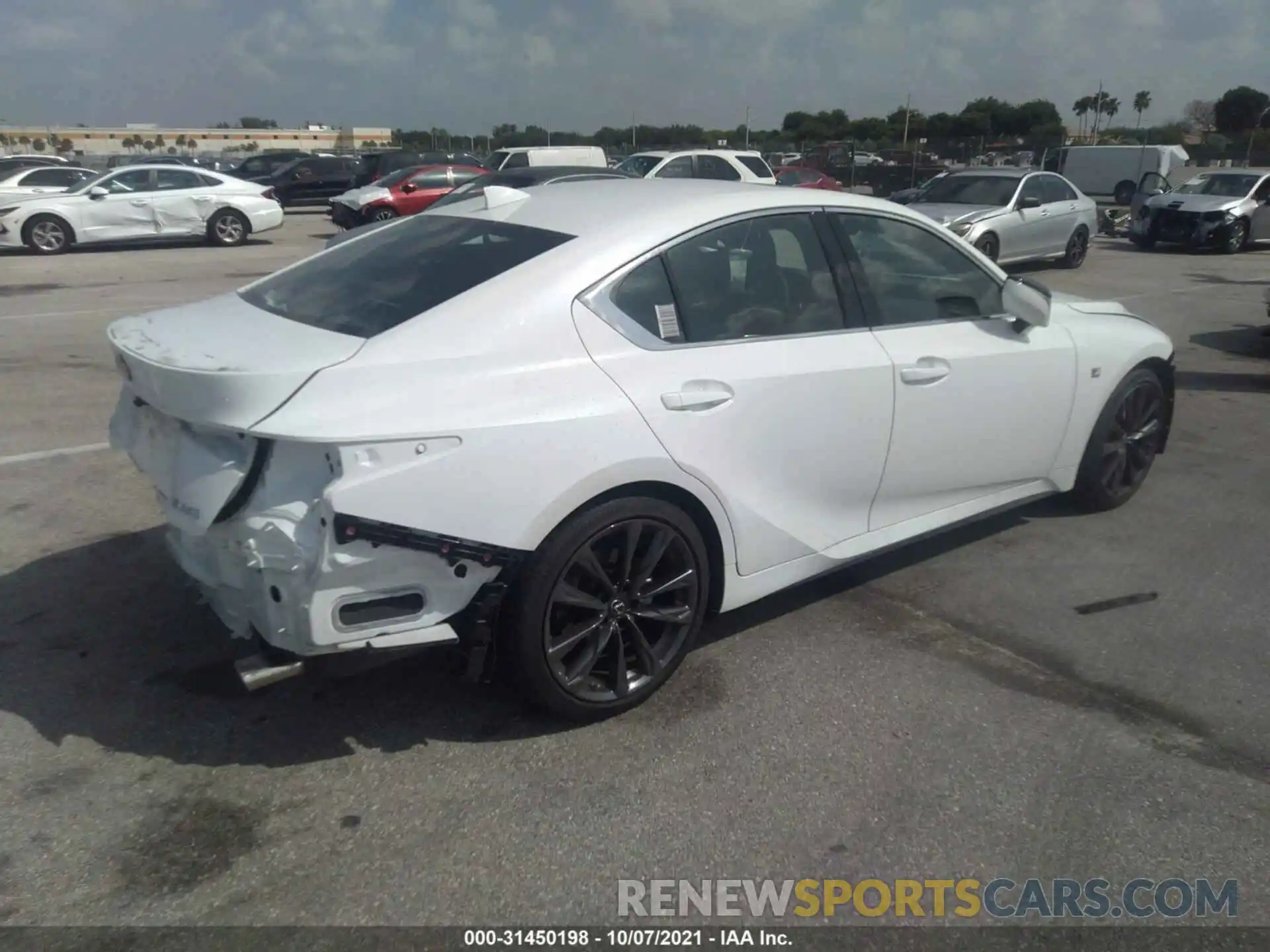 4 Photograph of a damaged car JTHGZ1B25M5043247 LEXUS IS 2021