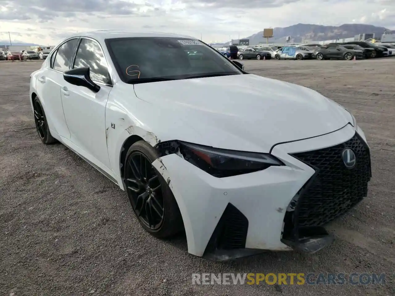 1 Photograph of a damaged car JTHGZ1B26M5037442 LEXUS IS 2021