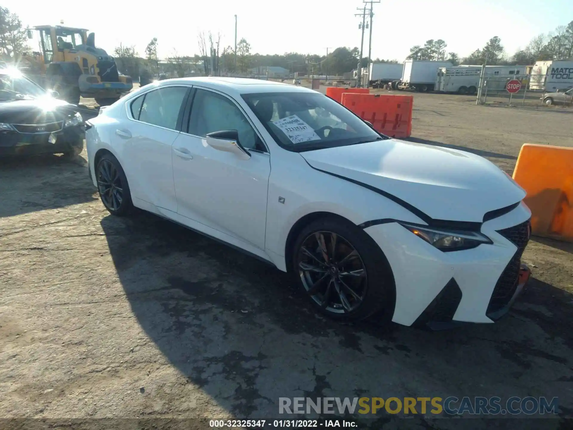 1 Photograph of a damaged car JTHGZ1B26M5037599 LEXUS IS 2021