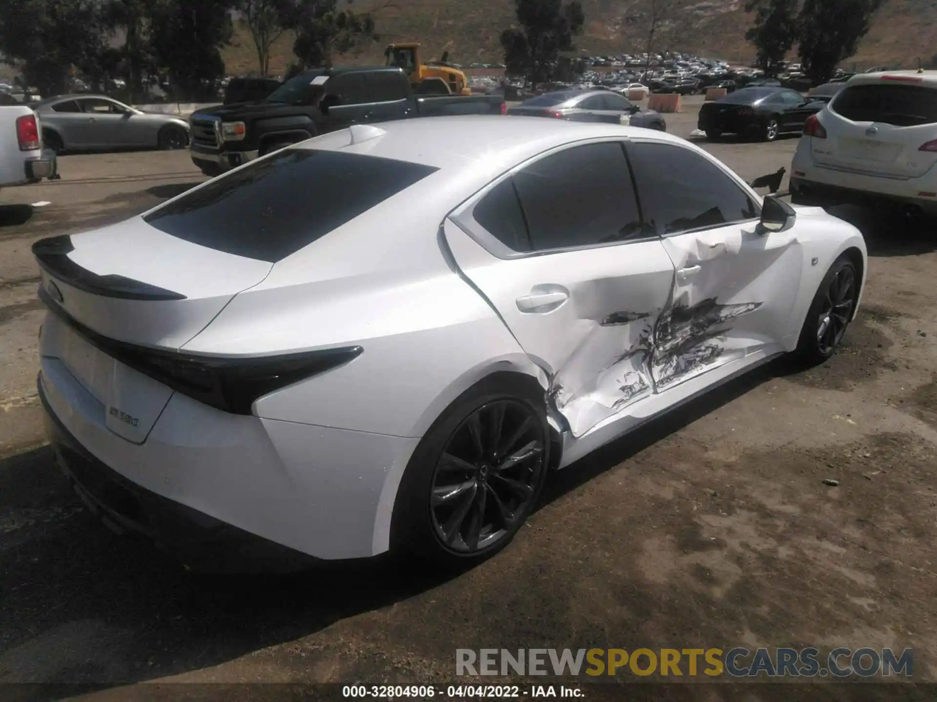 4 Photograph of a damaged car JTHGZ1B26M5042849 LEXUS IS 2021