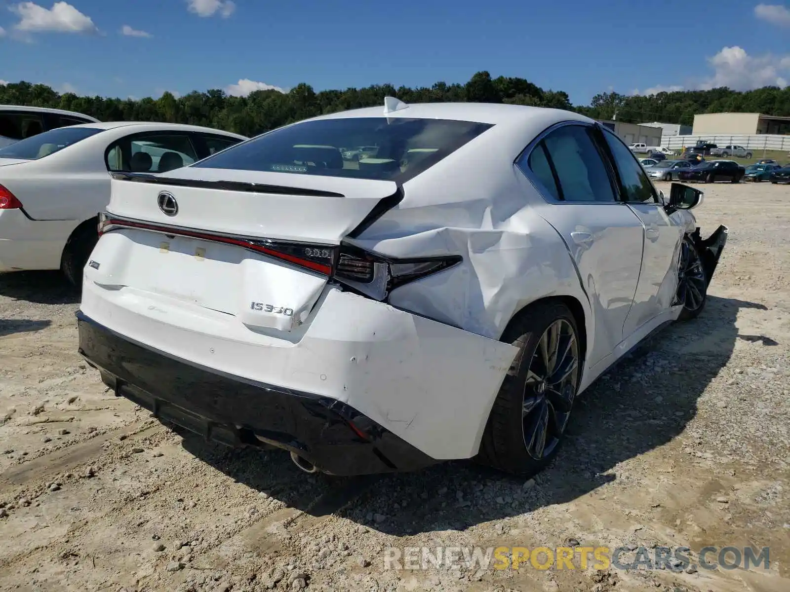 4 Photograph of a damaged car JTHGZ1B26M5044035 LEXUS IS 2021