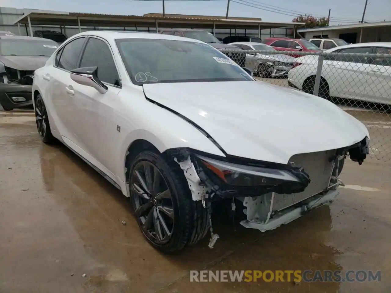 1 Photograph of a damaged car JTHGZ1B26M5045170 LEXUS IS 2021