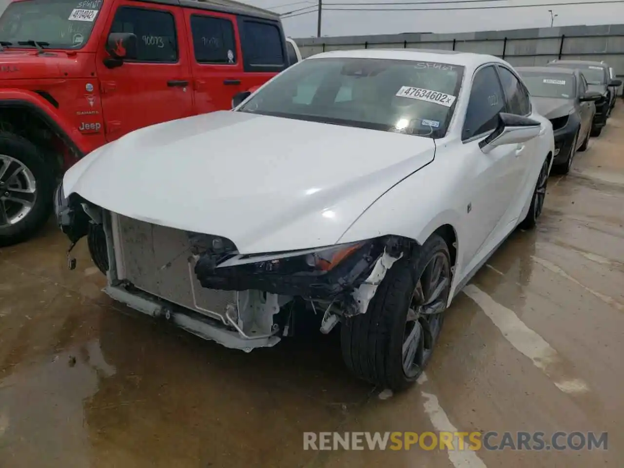 2 Photograph of a damaged car JTHGZ1B26M5045170 LEXUS IS 2021