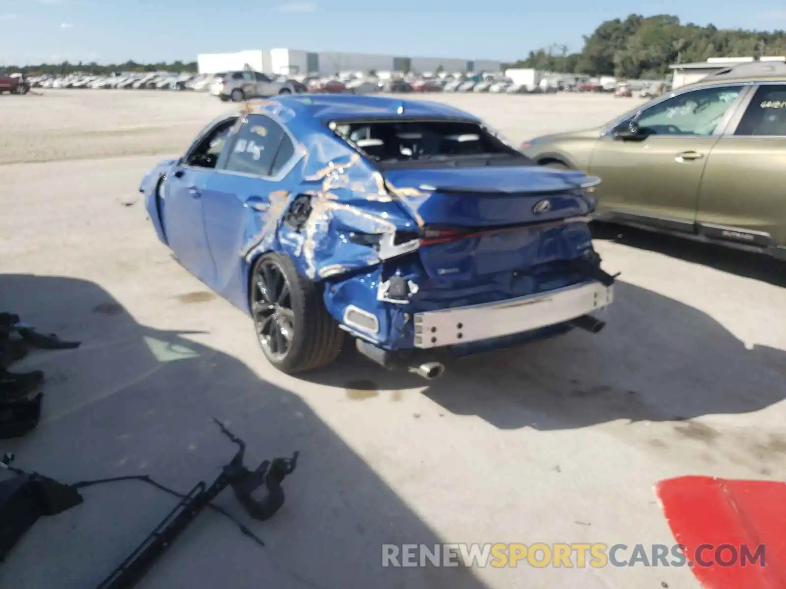 9 Photograph of a damaged car JTHGZ1B26M5045489 LEXUS IS 2021