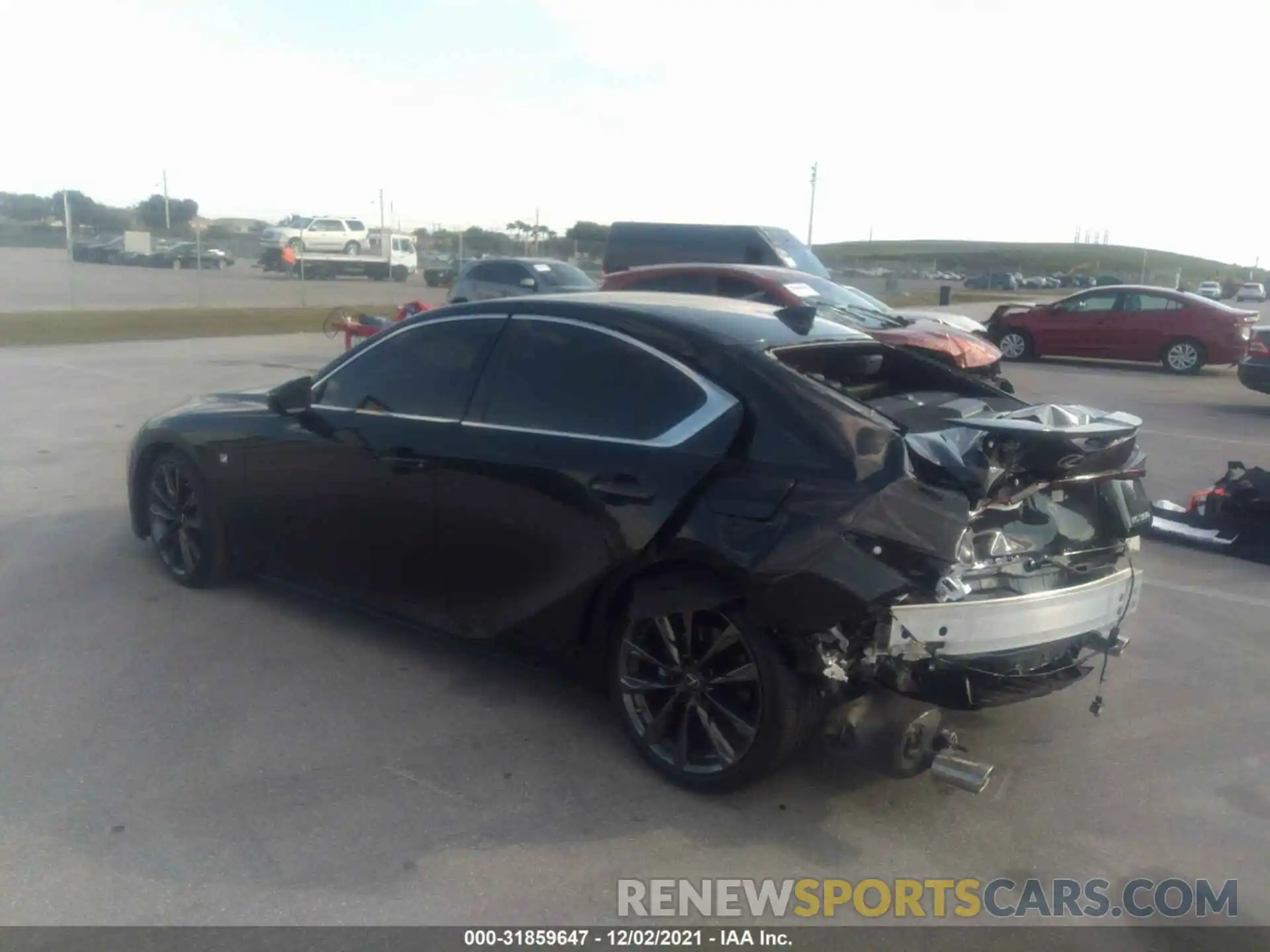 3 Photograph of a damaged car JTHGZ1B26M5046156 LEXUS IS 2021