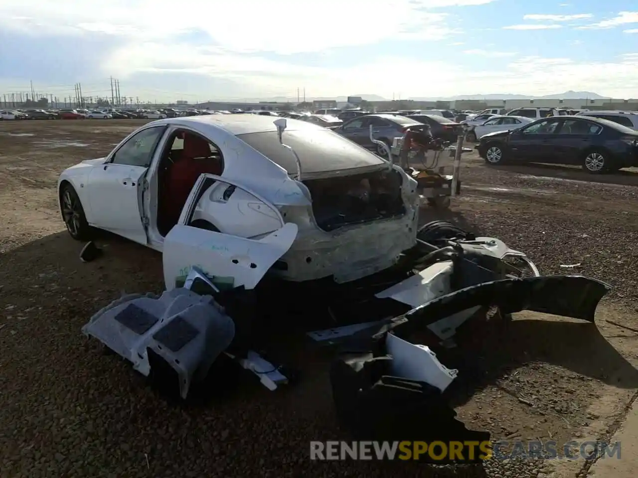 3 Photograph of a damaged car JTHGZ1B26M5047128 LEXUS IS 2021