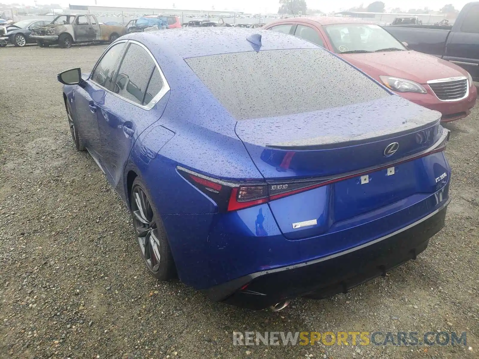 3 Photograph of a damaged car JTHGZ1B26M5047694 LEXUS IS 2021