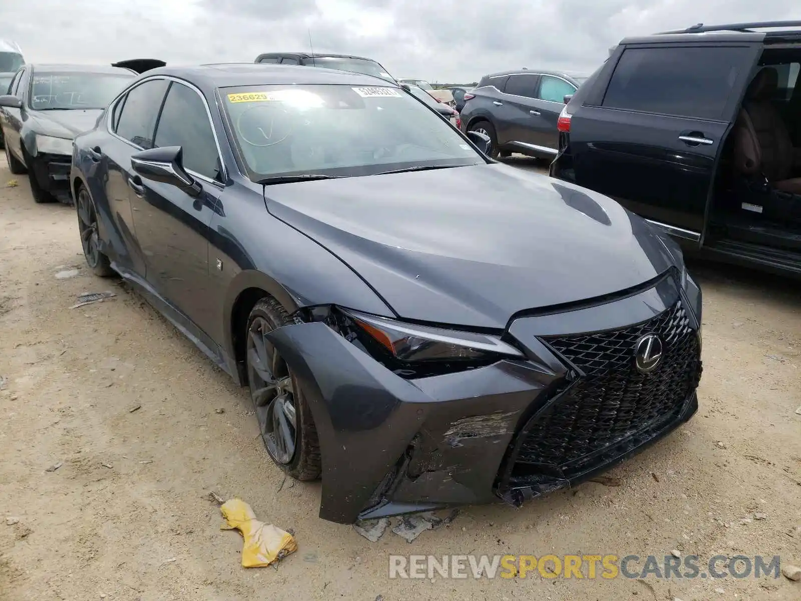 1 Photograph of a damaged car JTHGZ1B27M5037515 LEXUS IS 2021