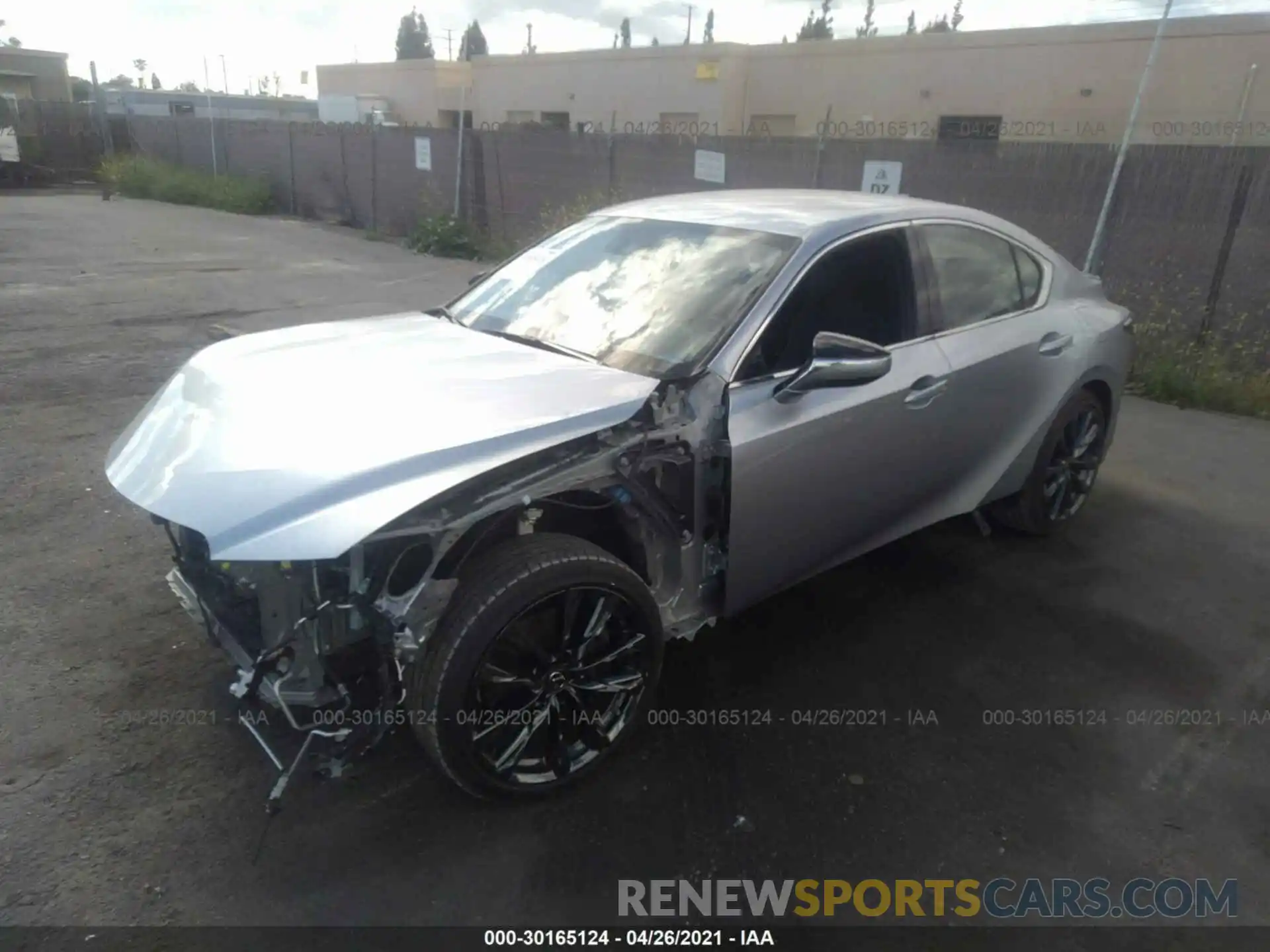 2 Photograph of a damaged car JTHGZ1B27M5038194 LEXUS IS 2021