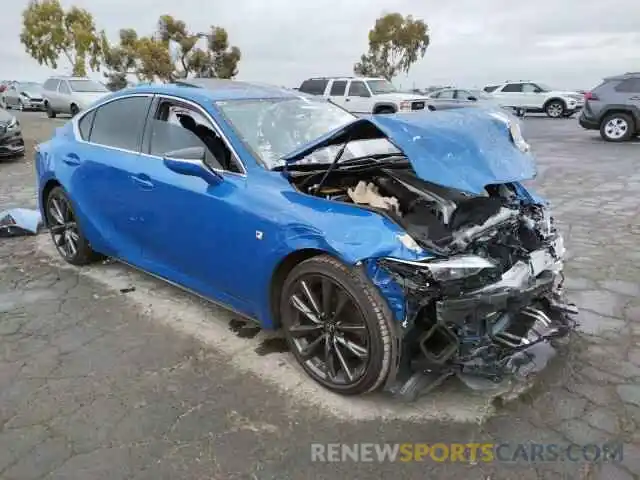 1 Photograph of a damaged car JTHGZ1B27M5039118 LEXUS IS 2021