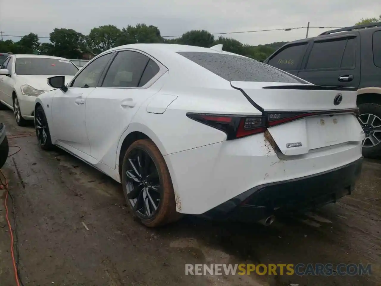 3 Photograph of a damaged car JTHGZ1B27M5039412 LEXUS IS 2021