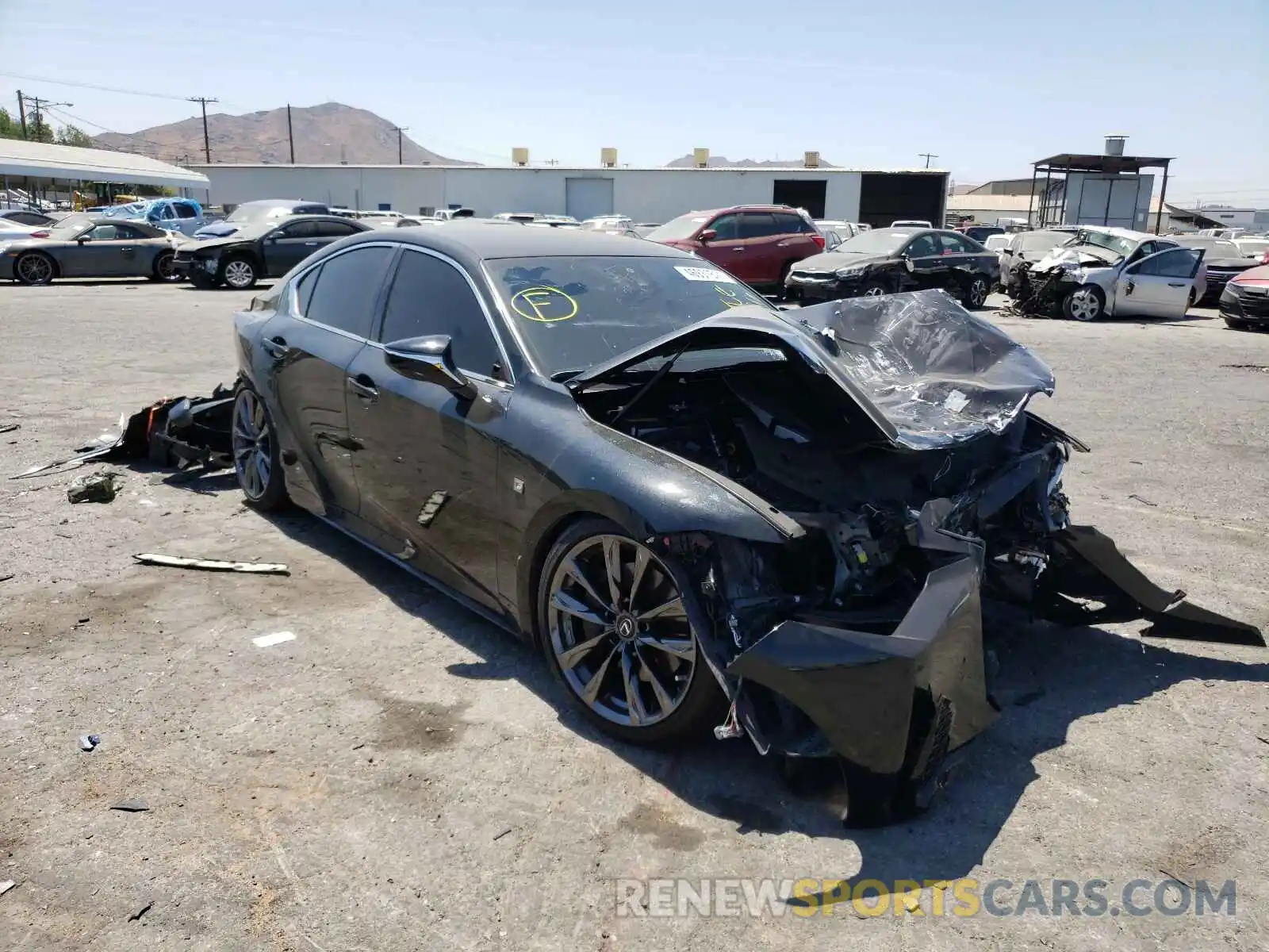 1 Photograph of a damaged car JTHGZ1B27M5039894 LEXUS IS 2021