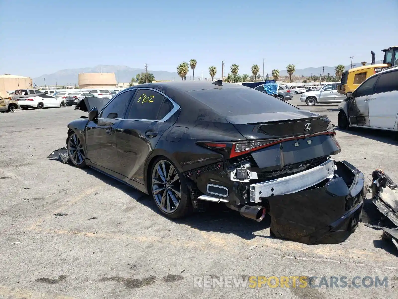 3 Photograph of a damaged car JTHGZ1B27M5039894 LEXUS IS 2021