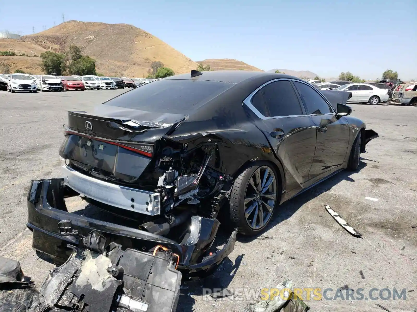 4 Photograph of a damaged car JTHGZ1B27M5039894 LEXUS IS 2021