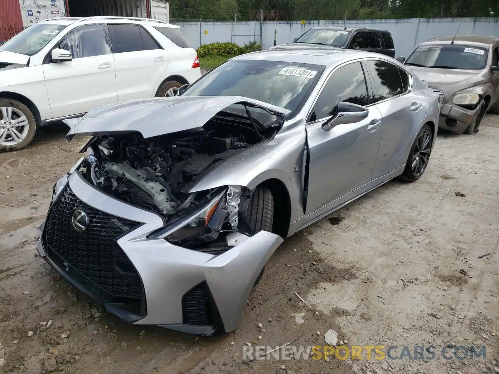 2 Photograph of a damaged car JTHGZ1B27M5040401 LEXUS IS 2021