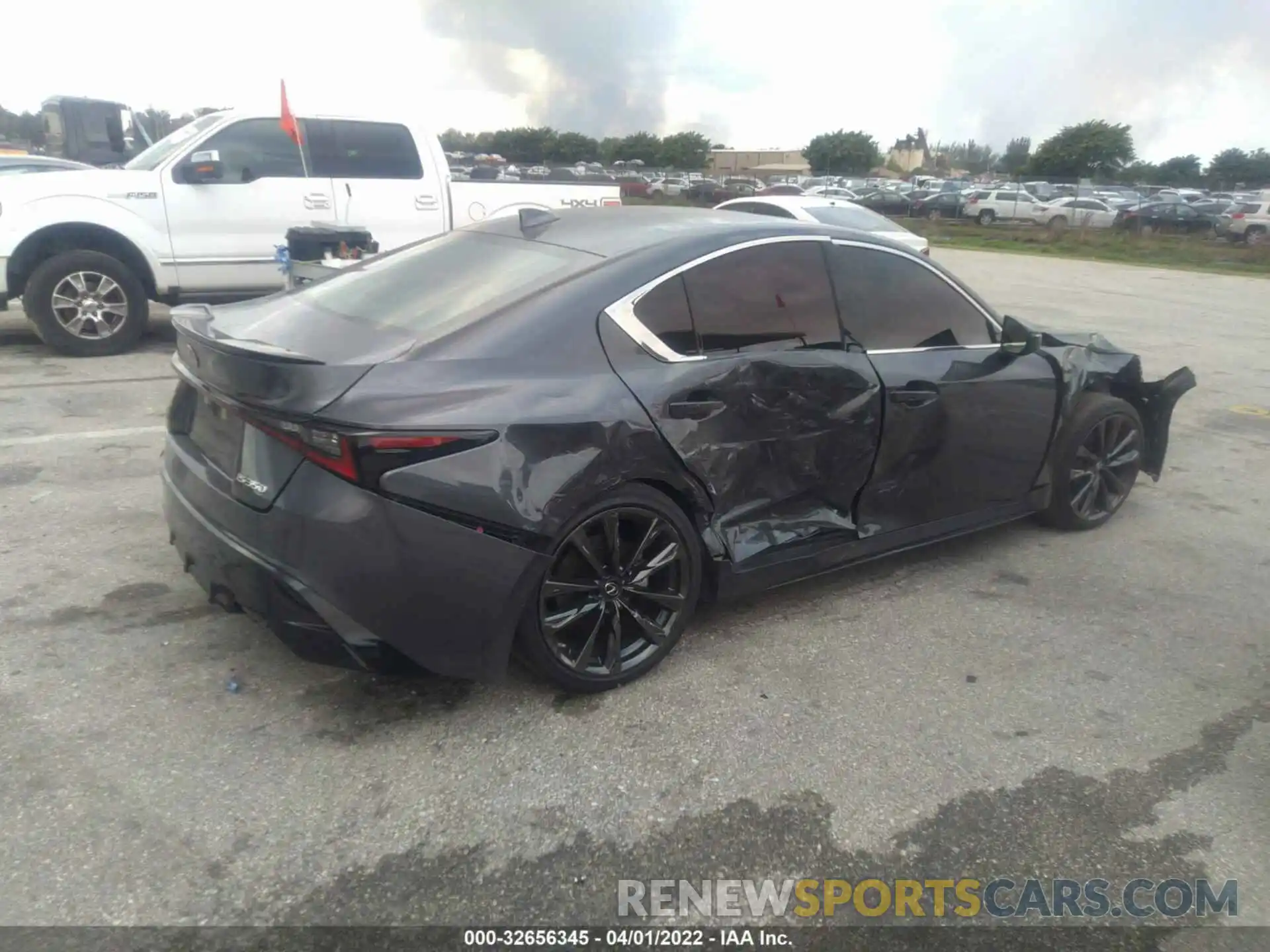 4 Photograph of a damaged car JTHGZ1B27M5045680 LEXUS IS 2021