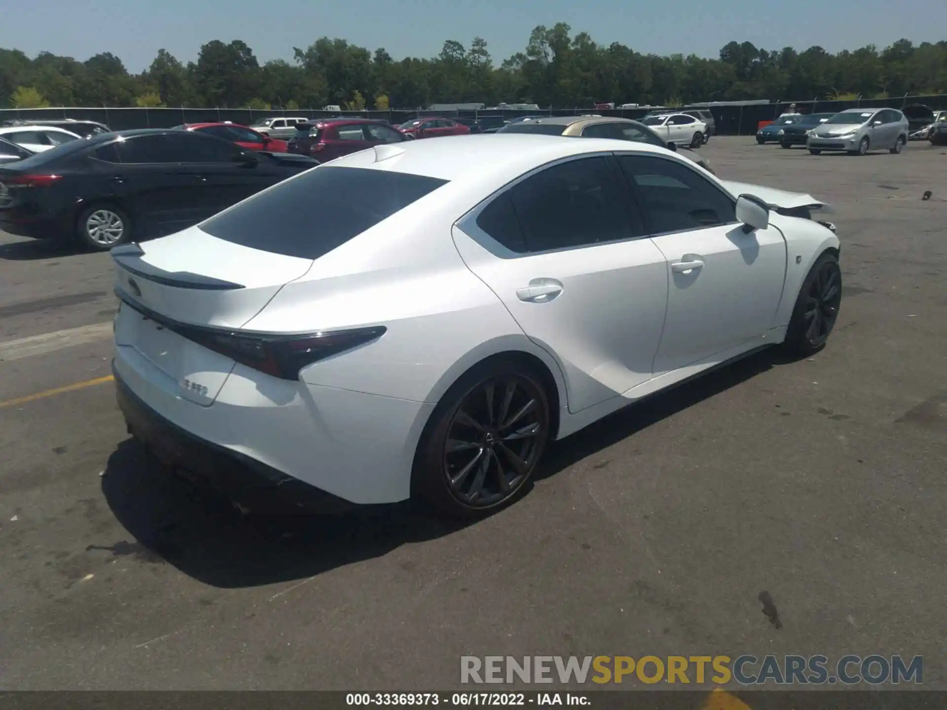 4 Photograph of a damaged car JTHGZ1B27M5046845 LEXUS IS 2021