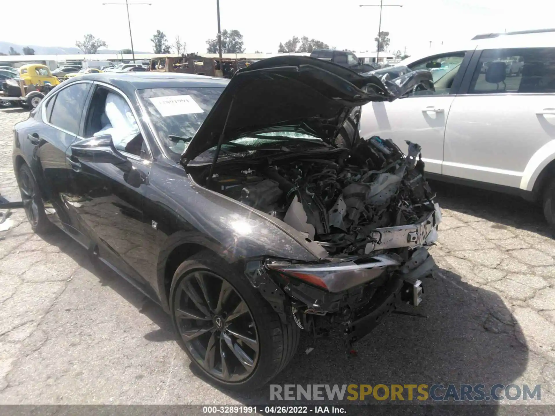 1 Photograph of a damaged car JTHGZ1B27M5047459 LEXUS IS 2021