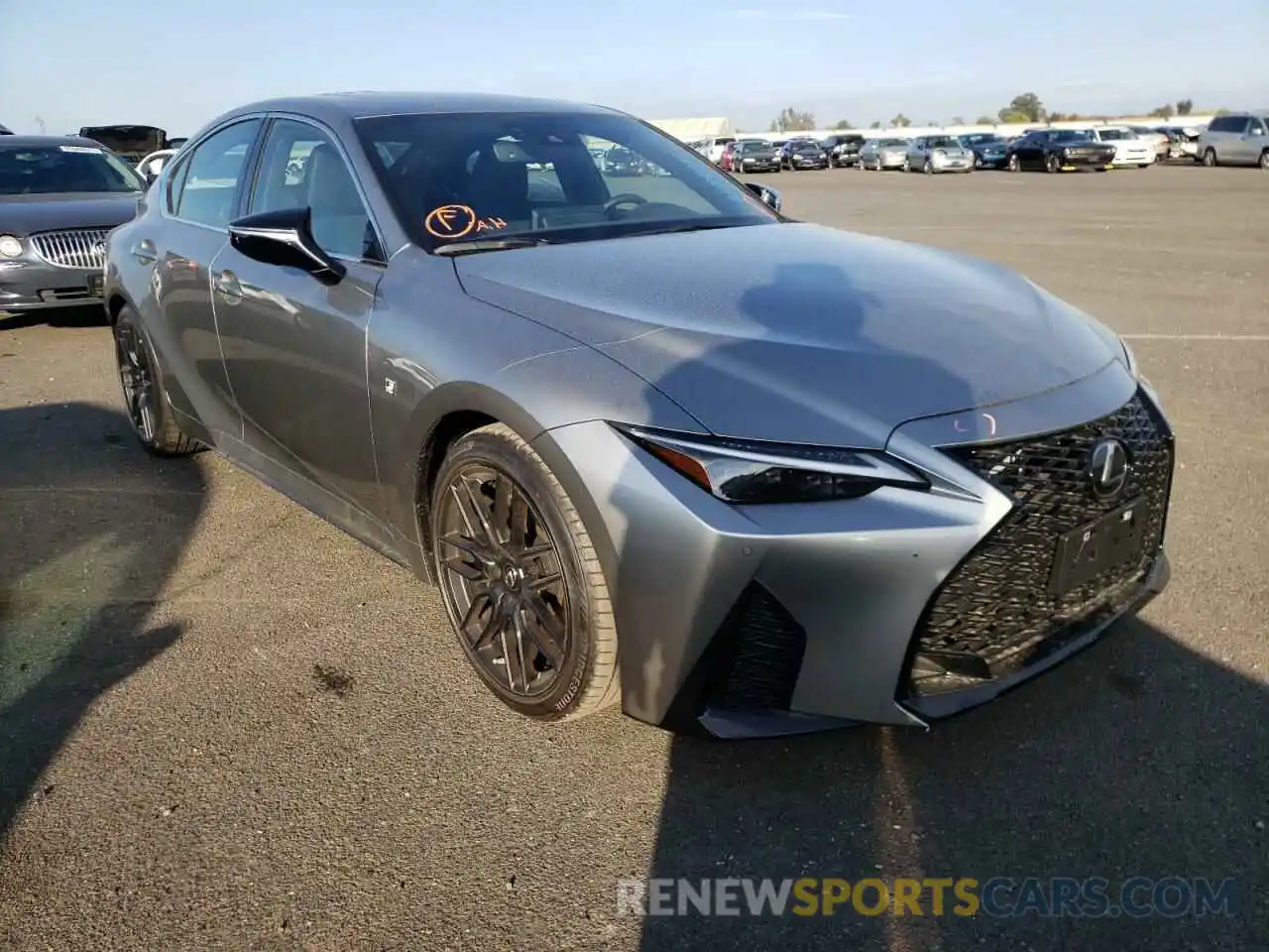 1 Photograph of a damaged car JTHGZ1B27M5048448 LEXUS IS 2021