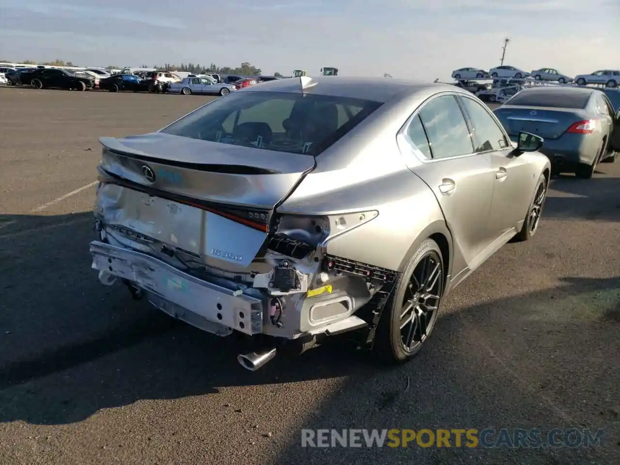 4 Photograph of a damaged car JTHGZ1B27M5048448 LEXUS IS 2021