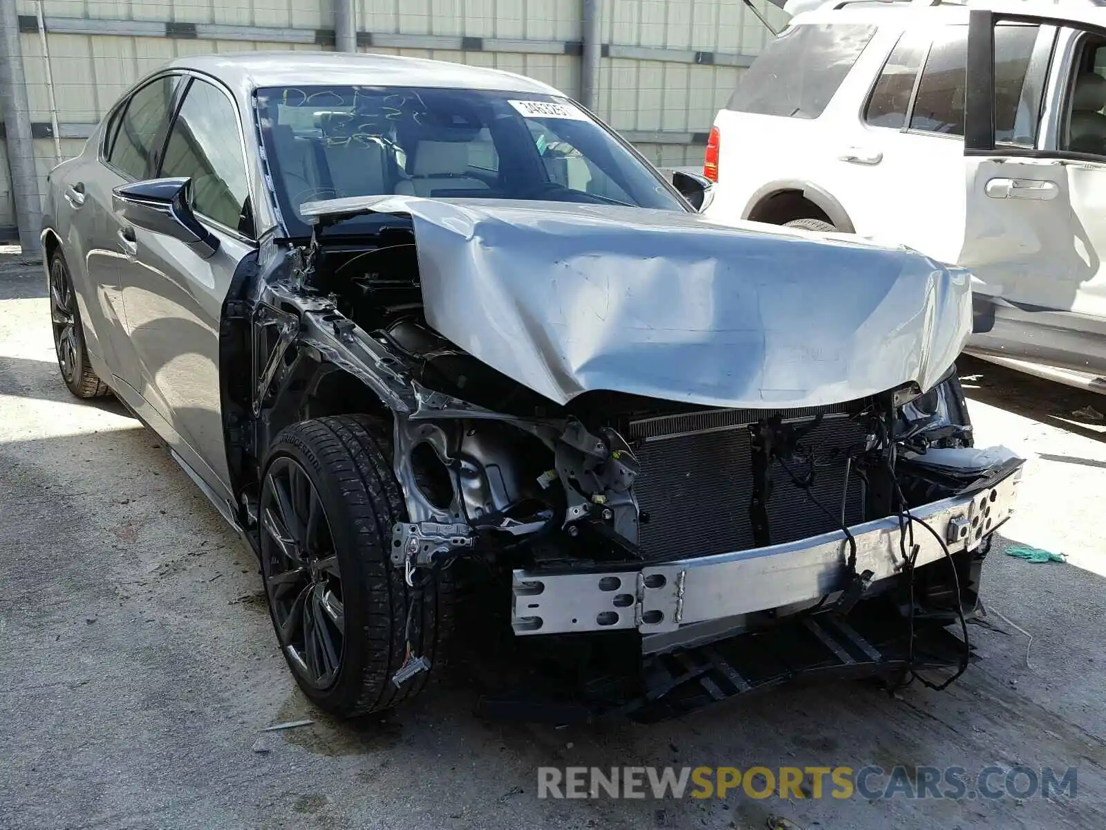 1 Photograph of a damaged car JTHGZ1B28M5037815 LEXUS IS 2021