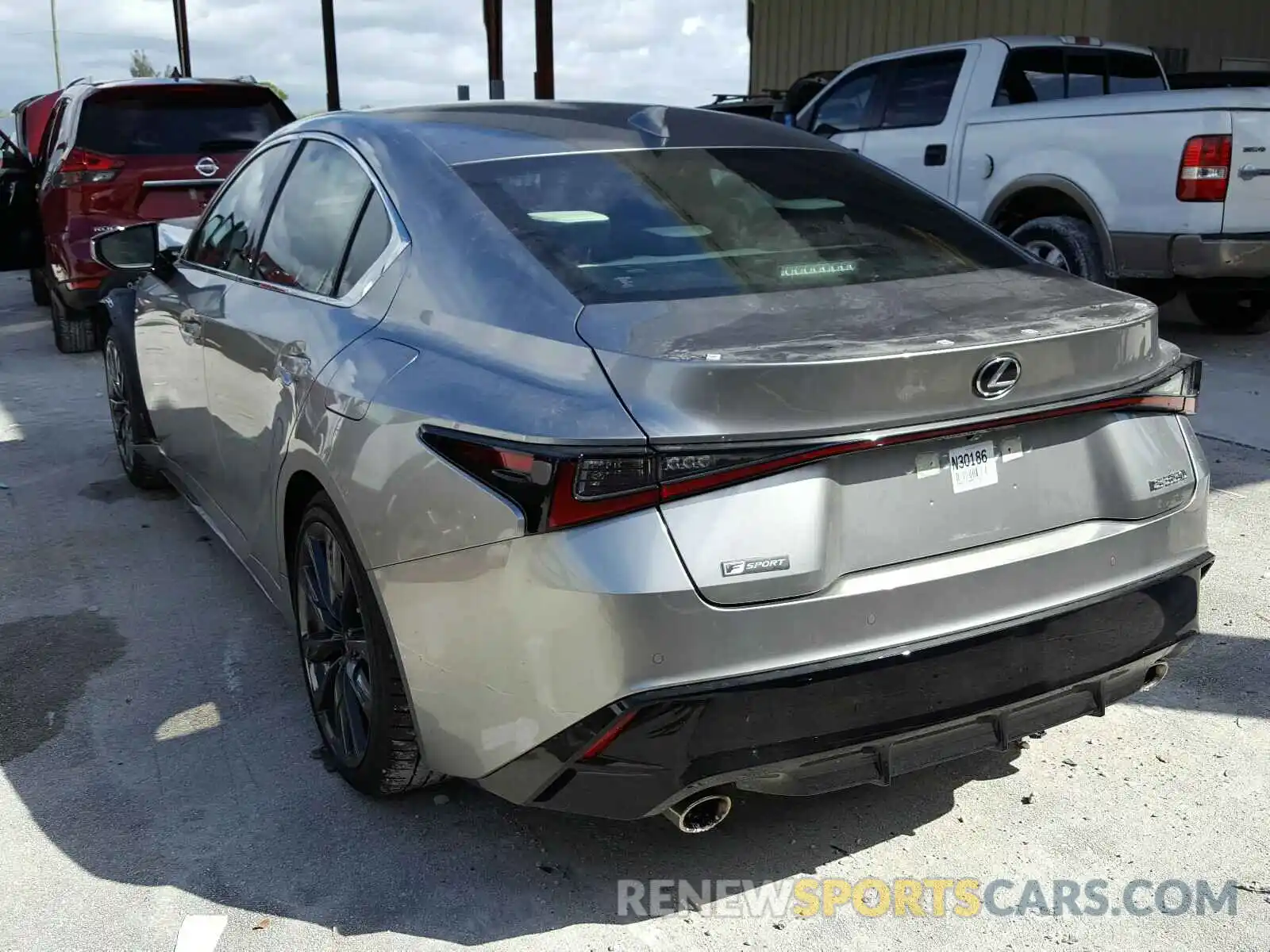 3 Photograph of a damaged car JTHGZ1B28M5037815 LEXUS IS 2021