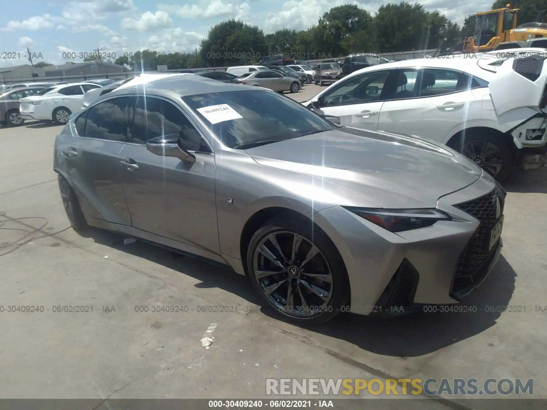 1 Photograph of a damaged car JTHGZ1B28M5039032 LEXUS IS 2021