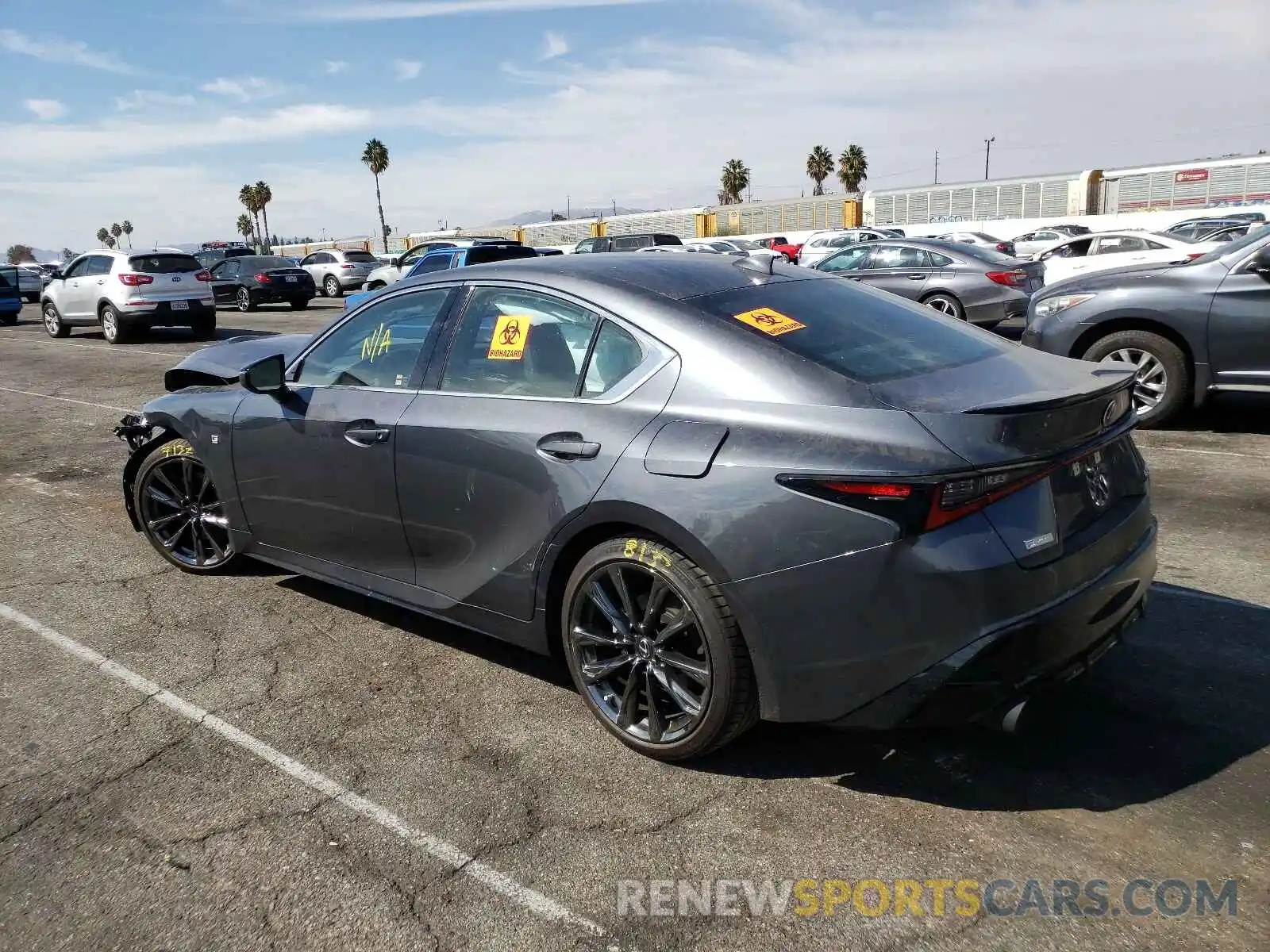 3 Photograph of a damaged car JTHGZ1B28M5039208 LEXUS IS 2021